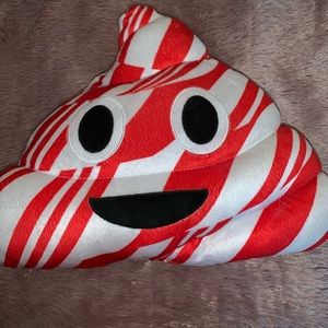 Poop emoji pillow